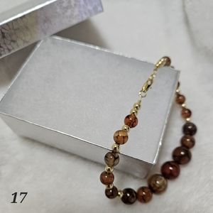 Dragon Vein Agate Gemstone bracelet